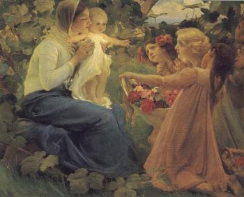 Franz Dvorak : Presenting Flowers to the Infant